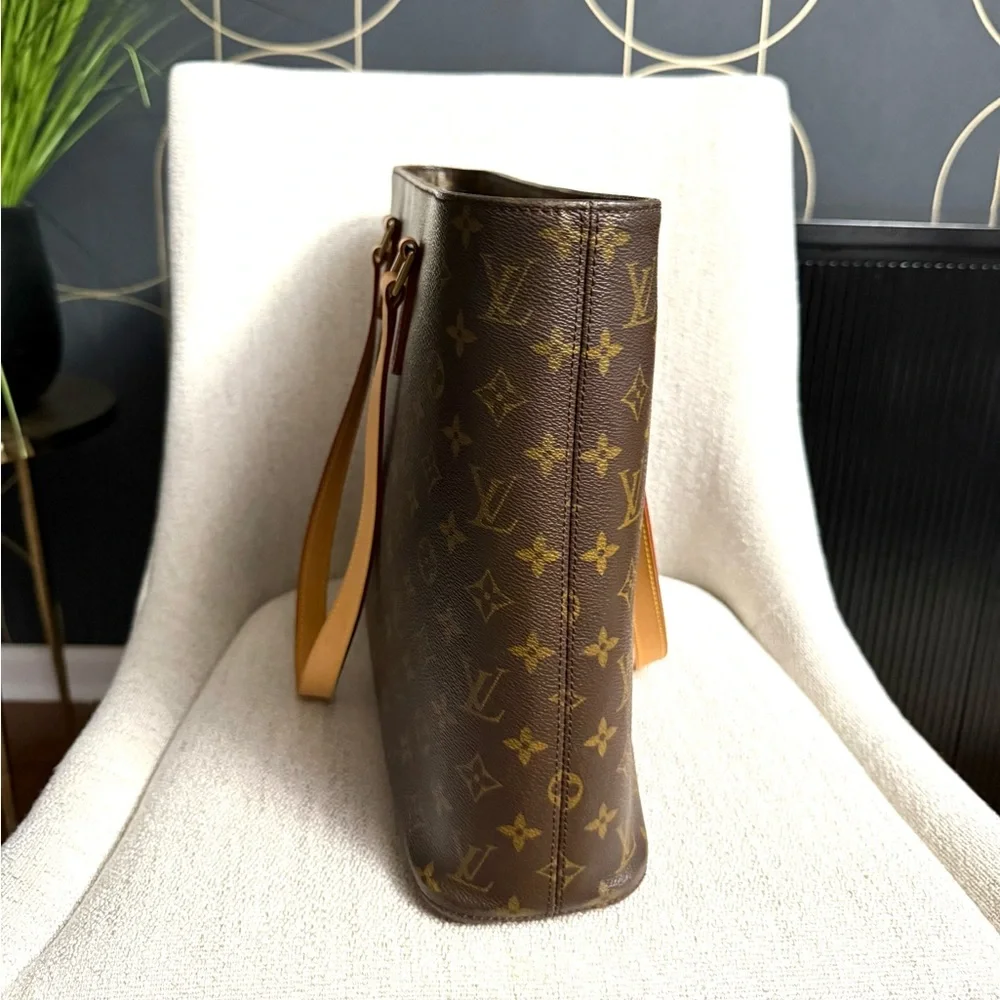 Authentic Louis Vuitton Luco tote bag M51155 brown monogram LV canvas large